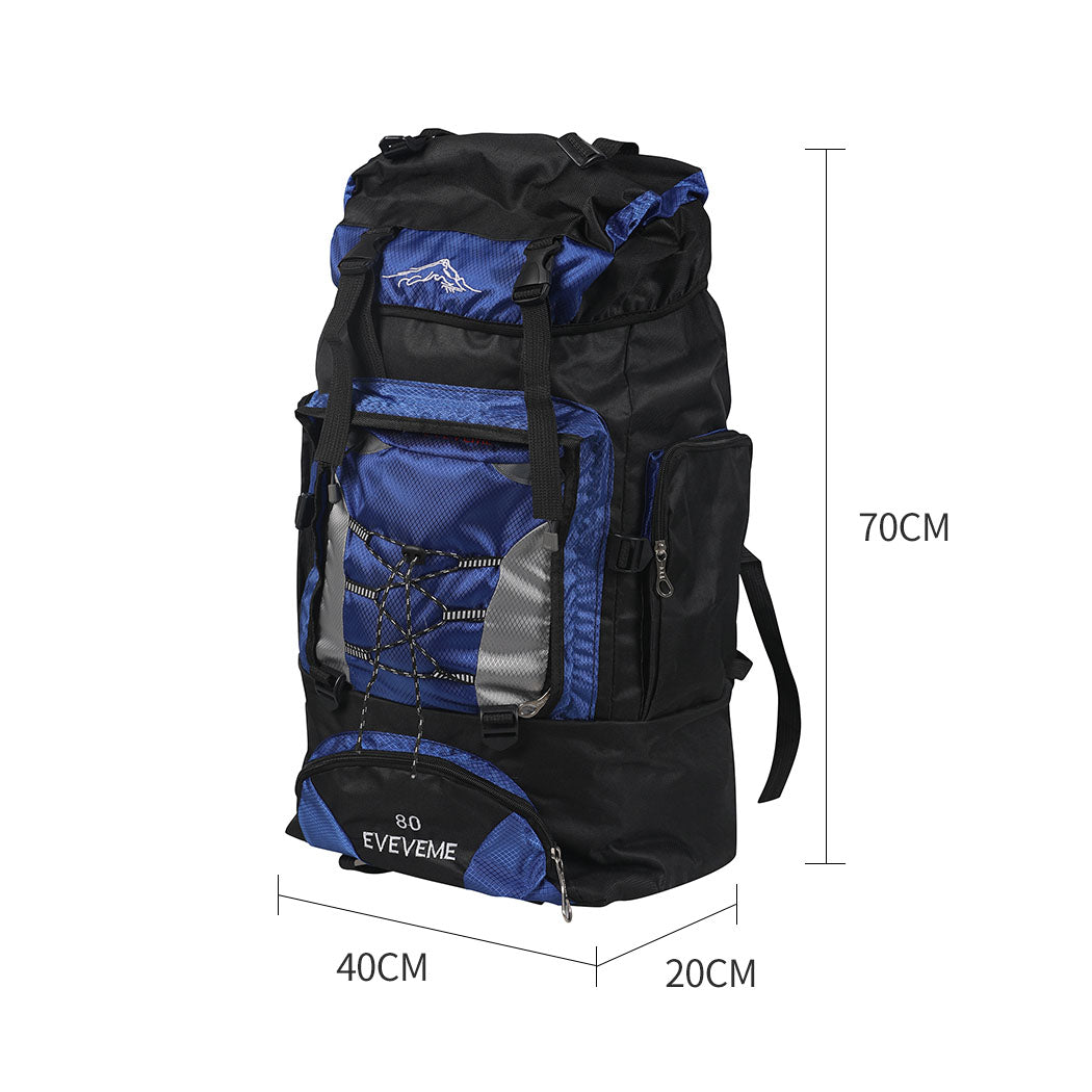 Military Backpack Tactical Hiking Camping Blue-1831592941592907778