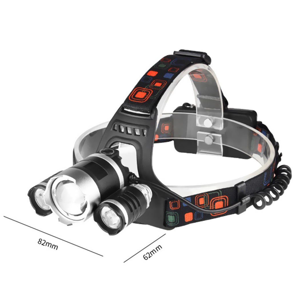 LED Headlamp USB Rechargeable Head Torch-1831593046609891330