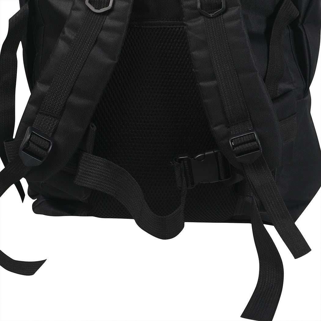 Military Backpack Tactical Hiking Camping Black-1831592941420941315