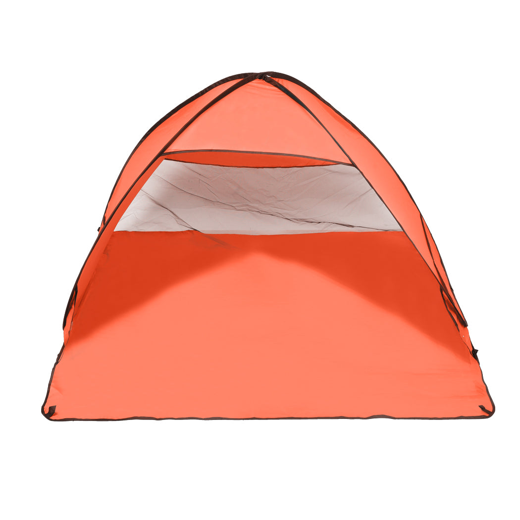 Mountview Pop Up Beach Tent Caming Portable Orange-1831592958336569345