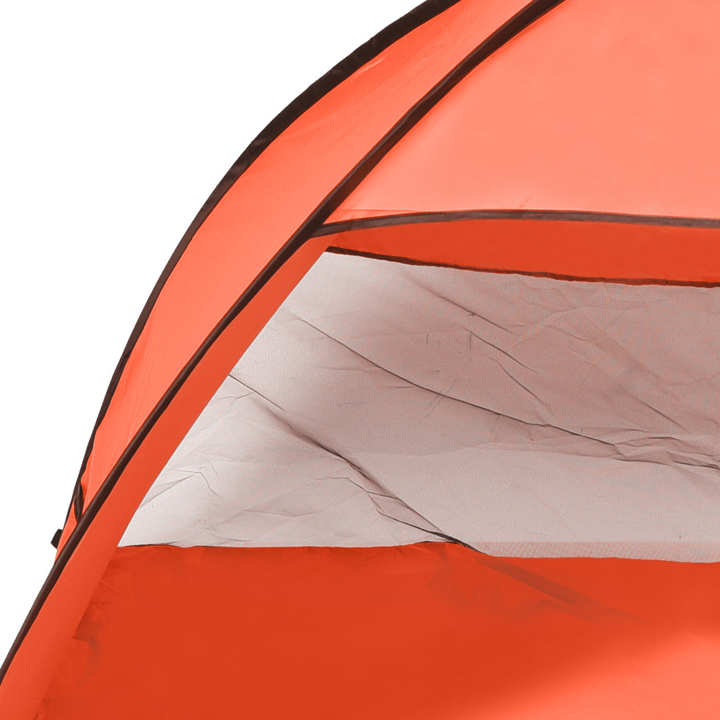 Mountview Pop Up Beach Tent Caming Portable Orange-1831592958336569349