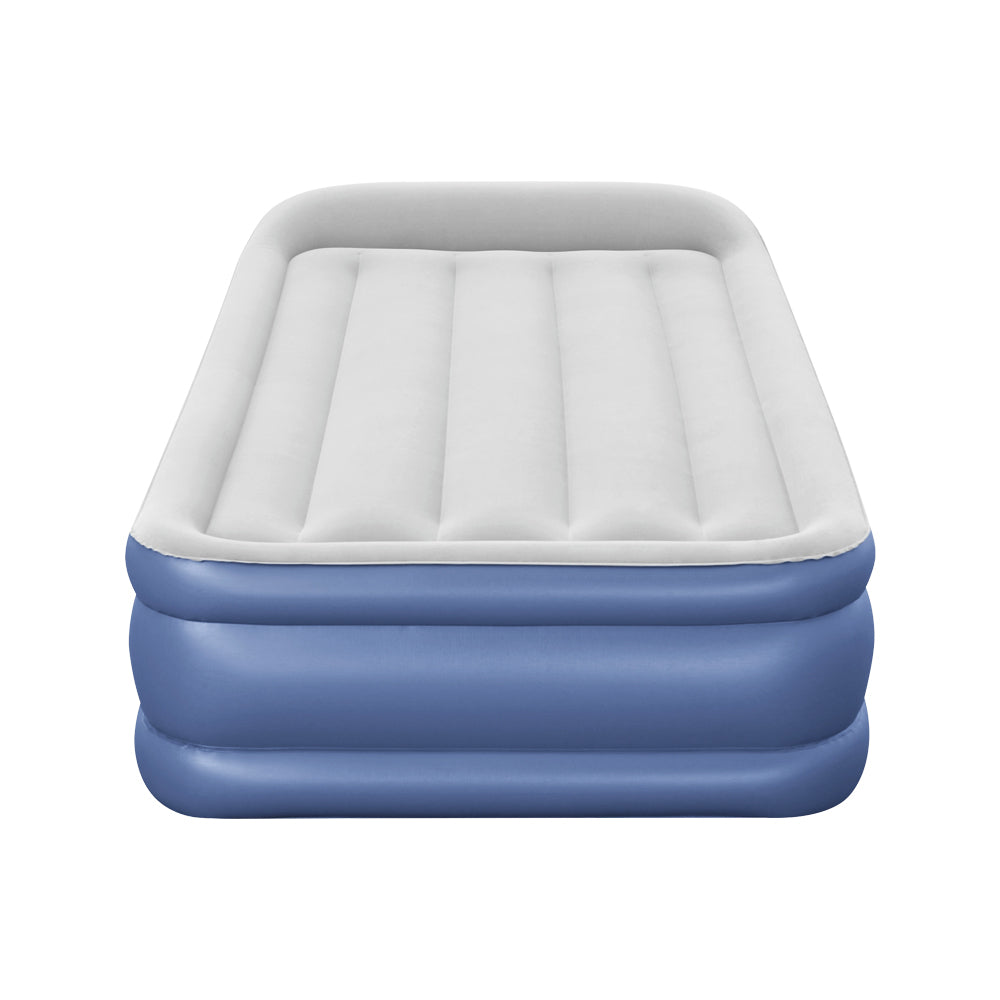 Air Mattress/Inflatable Bed 46cm Single Blue