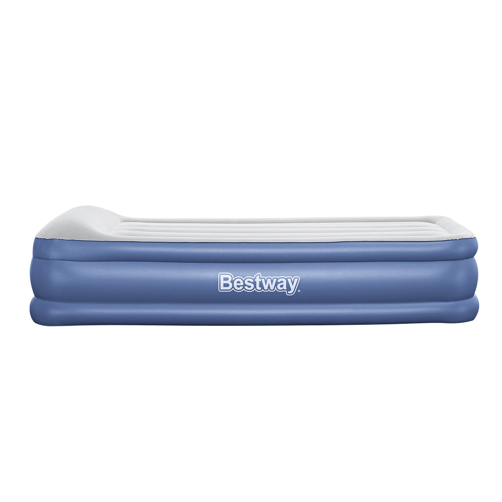 Air Mattress/Inflatable Bed 46cm Single Blue