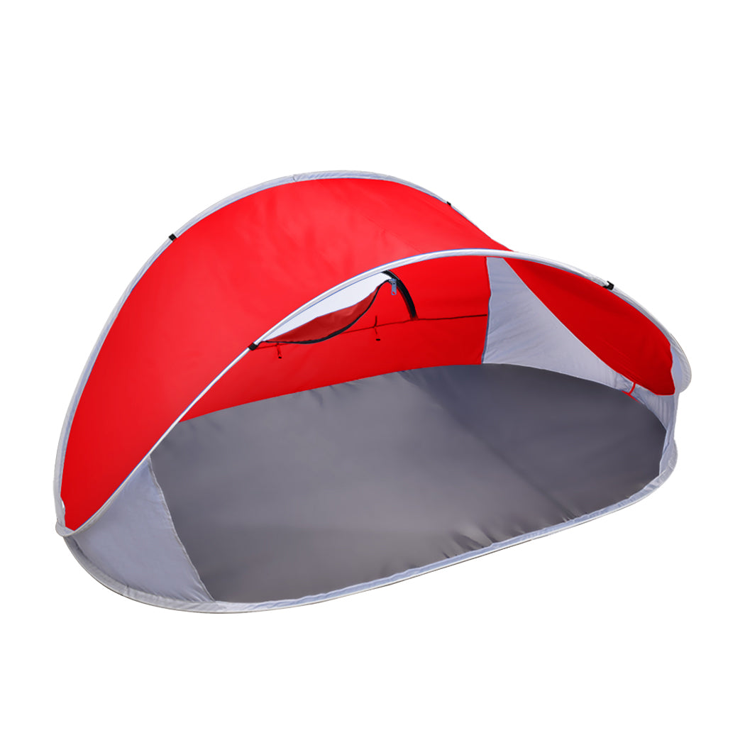 Mountview Pop Up Tent Camping Beach Red-1831592987436650496