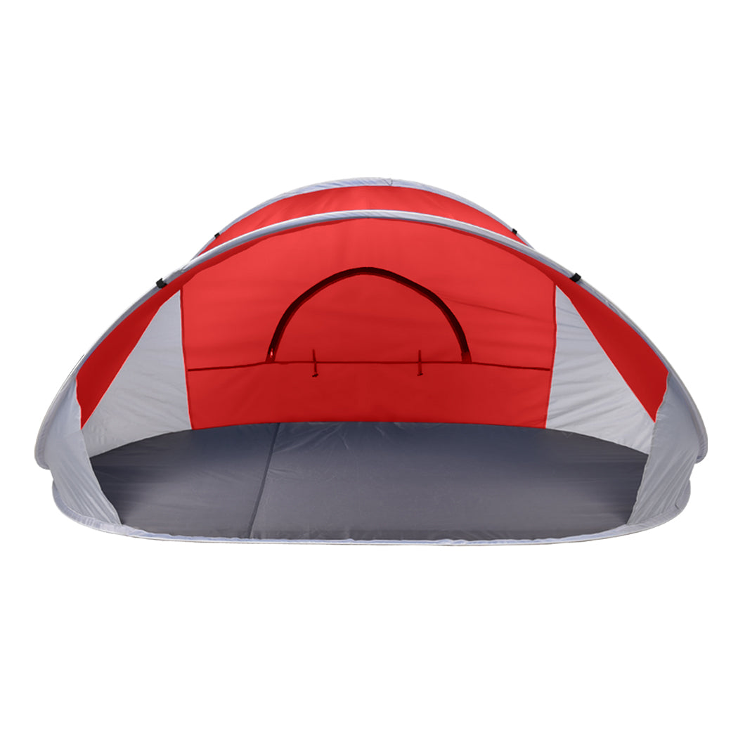 Mountview Pop Up Tent Camping Beach Red-1831592987436650497