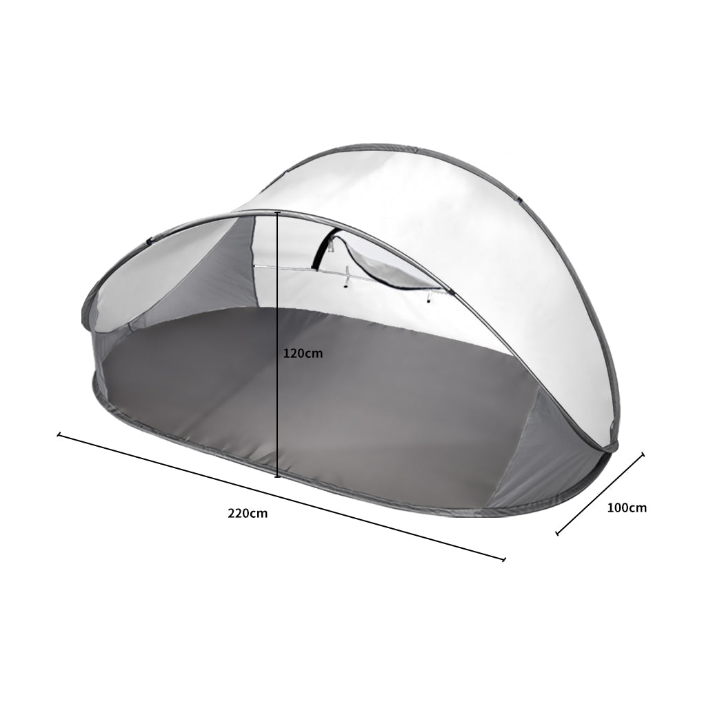 Mountview Pop Up Tent Camping Beach Grey-1831592977181577218