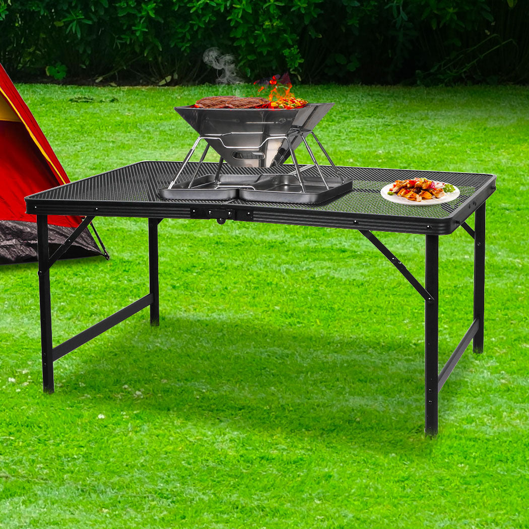 Levede Grill Table BBQ Camping Tables Large-1831592731215007750