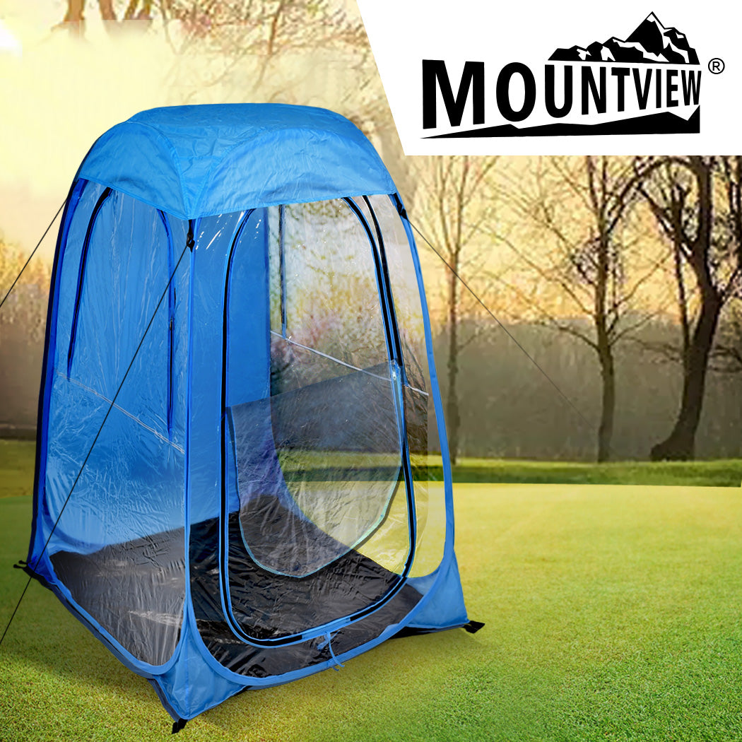 2x Mountview Pop Up Tent Camping Weather Blue-1831592735036018694