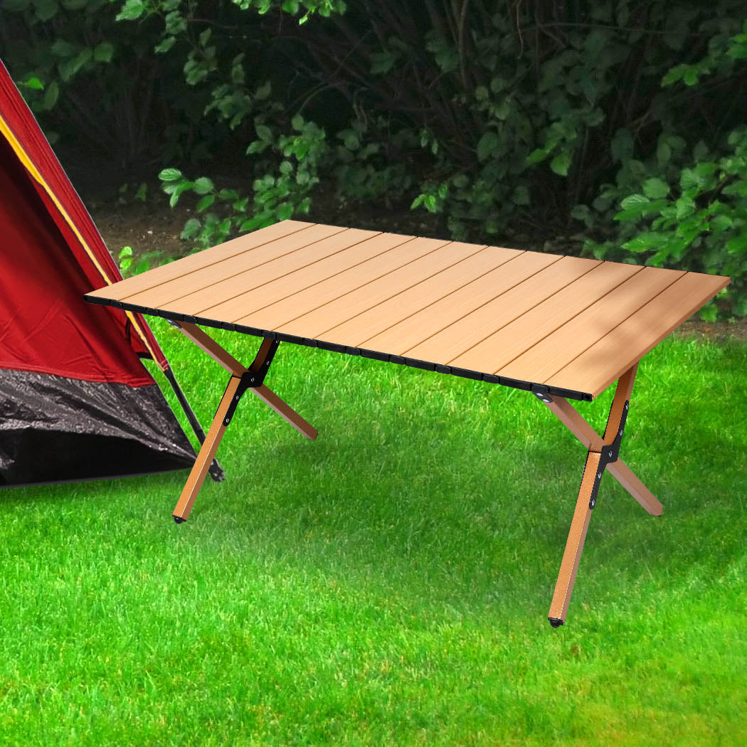 Levede Folding Camping Table Portable Oak-1831592779910877190