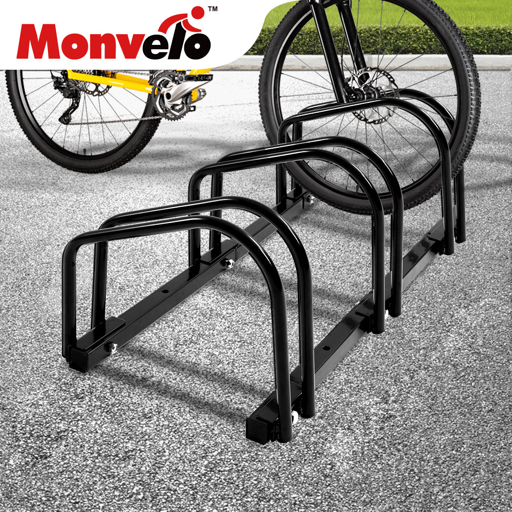 3 Bike Floor Parking Rack Bikes Stand-1831592899154939910