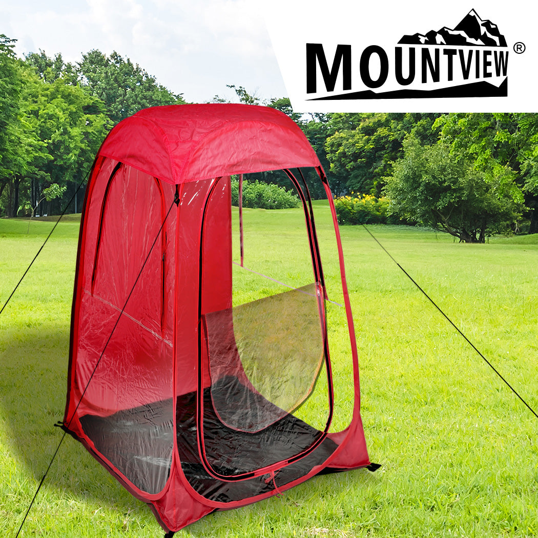 Mountview Pop Up Tent Camping Outdoor Red-1831592923037306887