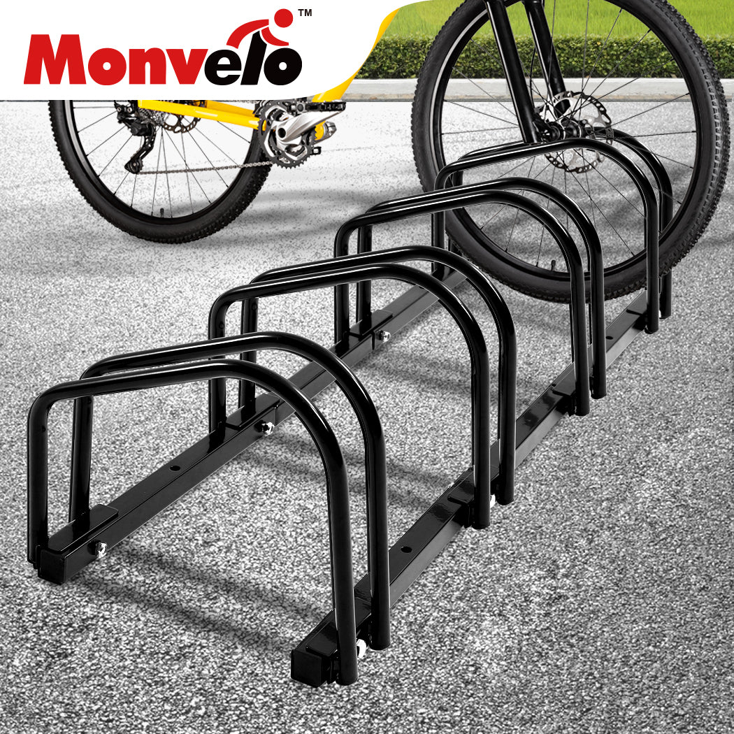 4 Bikes Stand Bicycle Bike Rack Floor-1831592828040515590