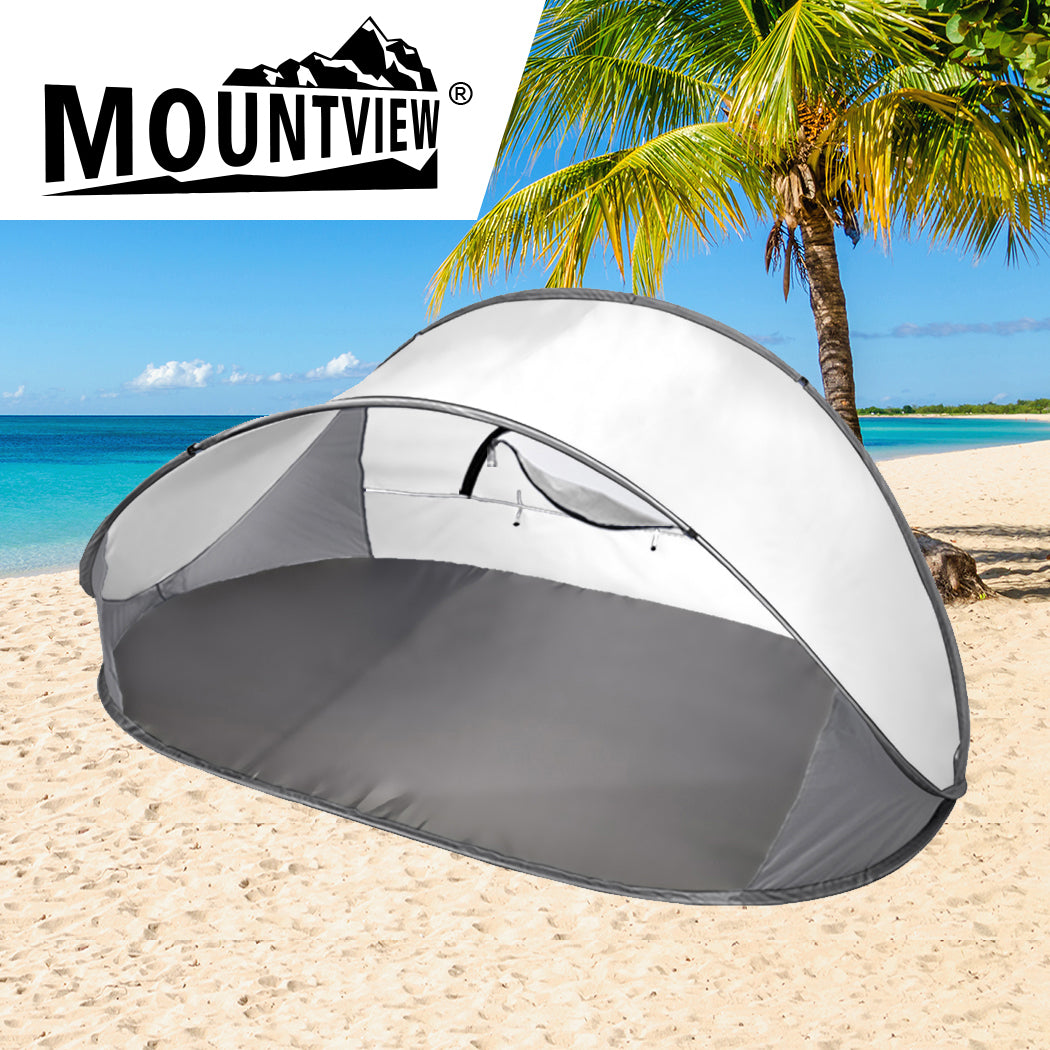 Mountview Pop Up Tent Camping Beach Grey-1831592977181577223