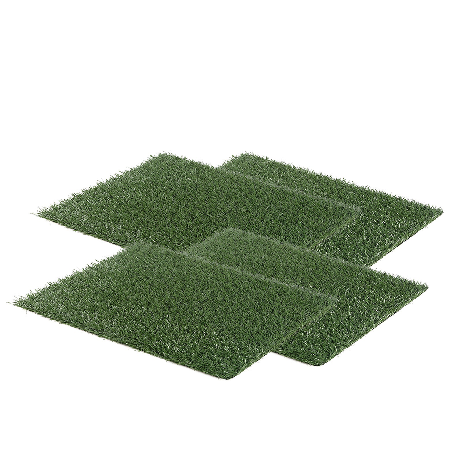 4 x Grass Mats 63.5cm x 38cm for Pet Dog Potty Tray Training Toilet