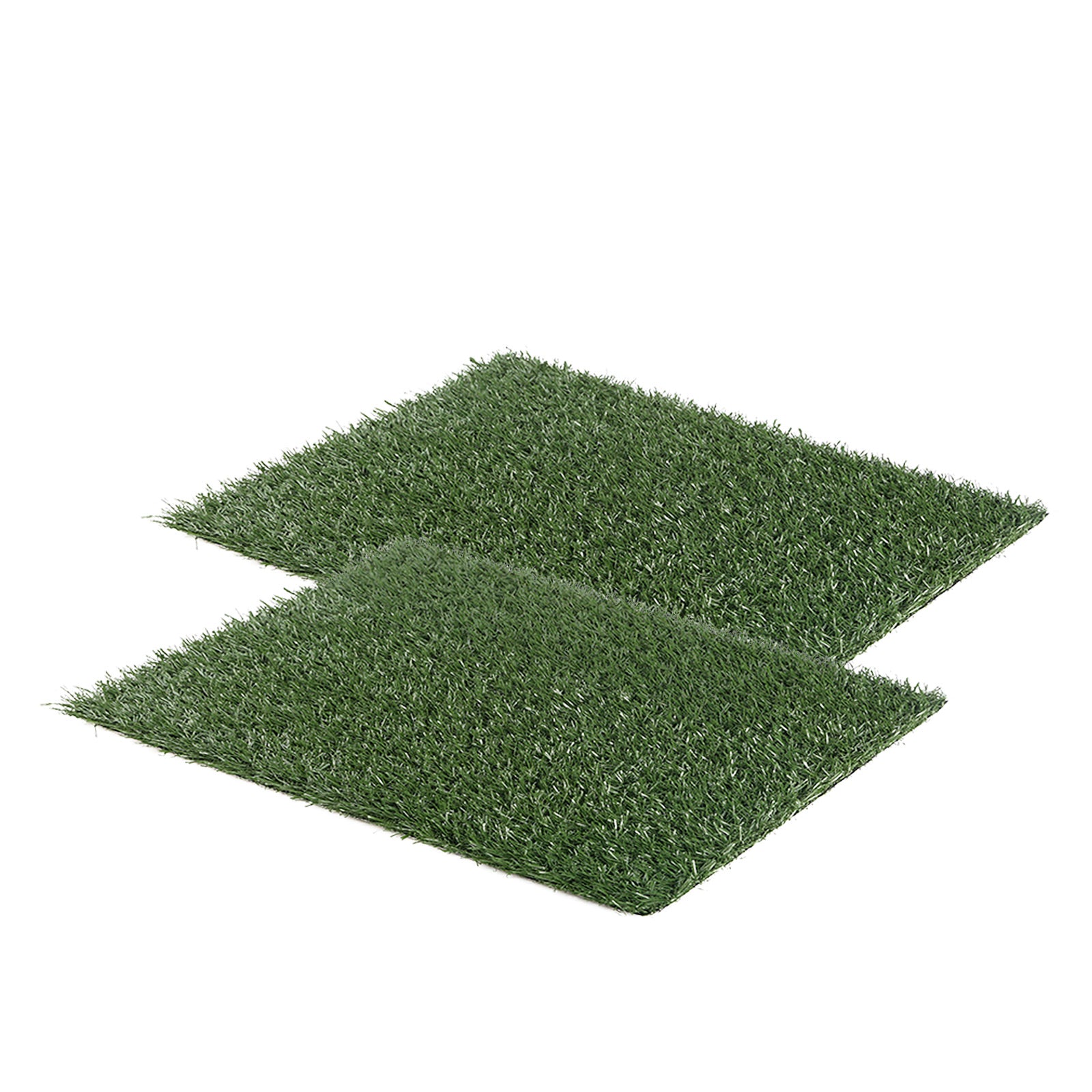 2 x Grass Mat 58.5cm x 46cm for Pet Dog Potty Tray Training Toilet