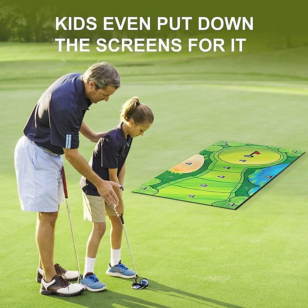 Casual Indoor Golf Putting Practice Set Golf Party Game Mats