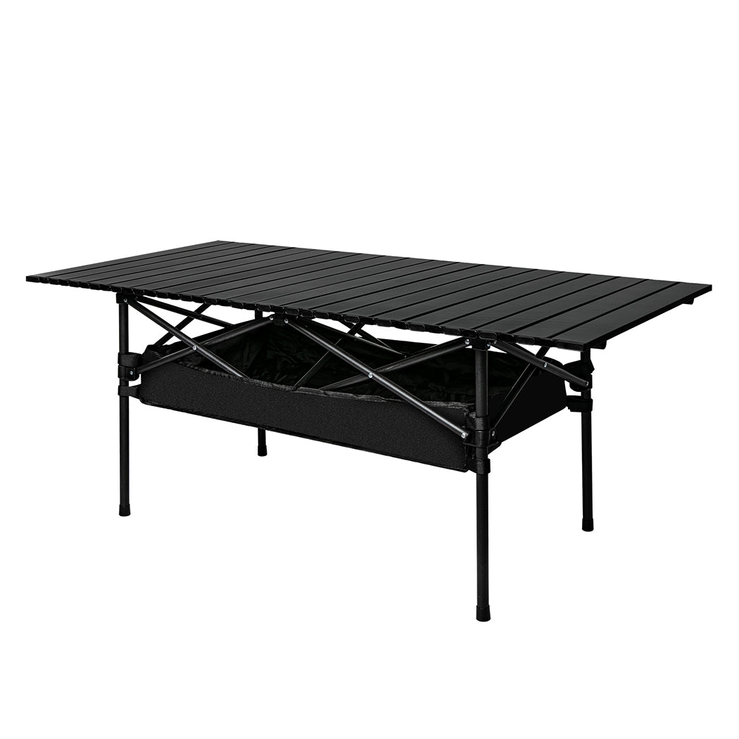 Levede Folding Camping Table Portable Black-1831592715624779776