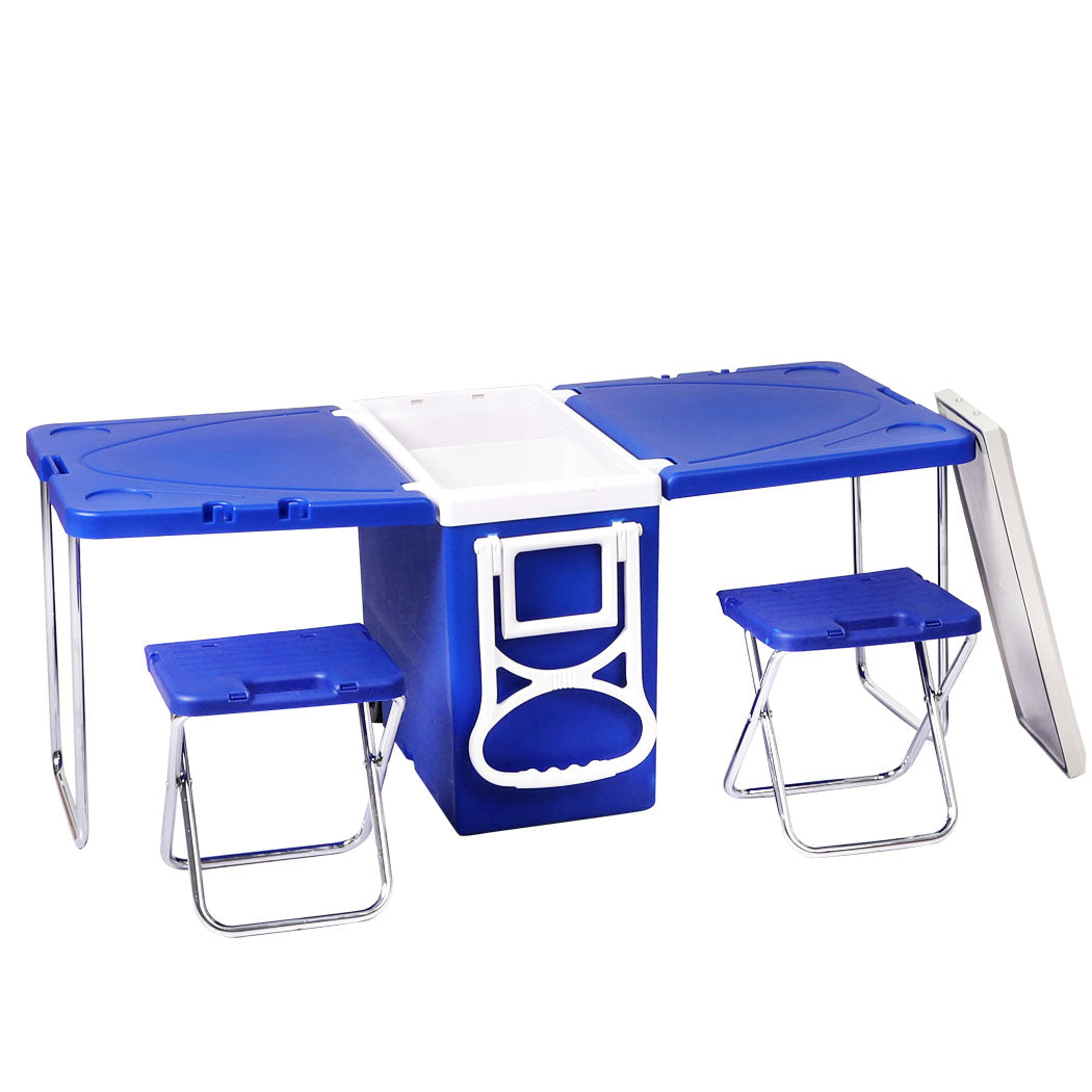 Levede Cooler Box Camping Table Chair-1831592564877299712