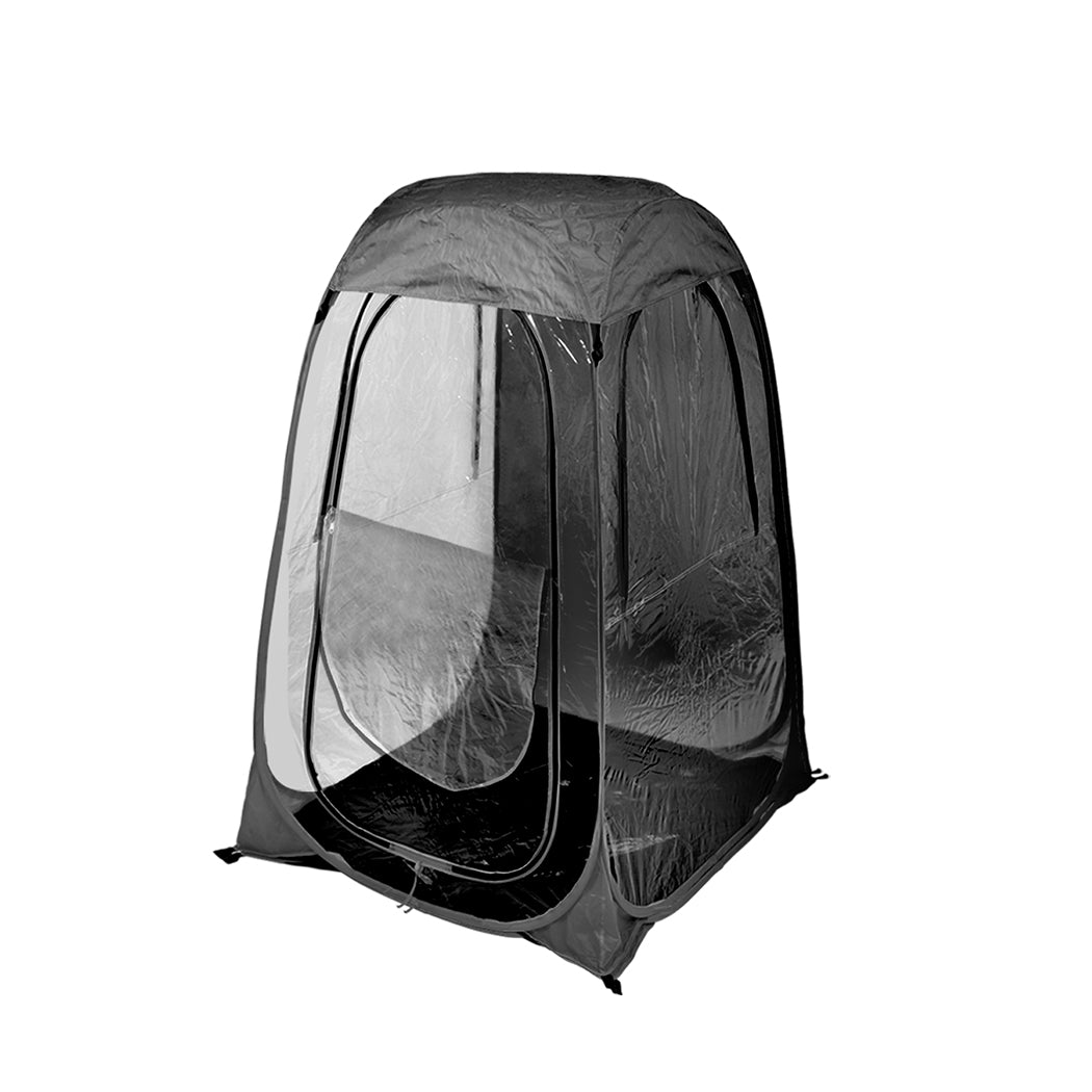 2x Mountview Pop Up Tent Camping Weather Black-1831592734897606656