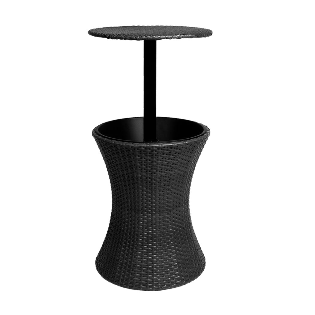 Levede Cooler Ice Bucket Table Bar Outdoor Black-1831592621068390400