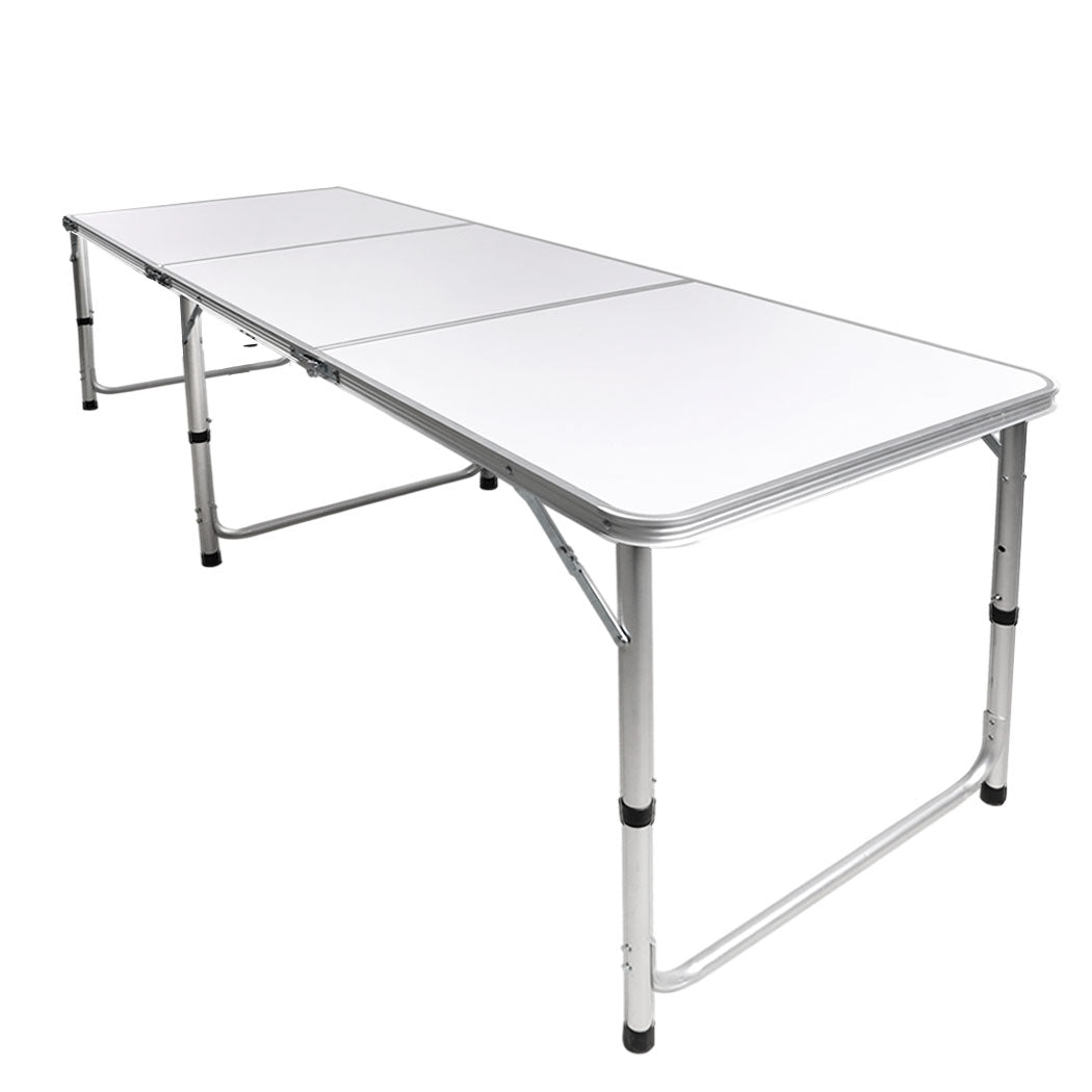 Levede Folding Camping Table Aluminium Silver-1831592687522942976