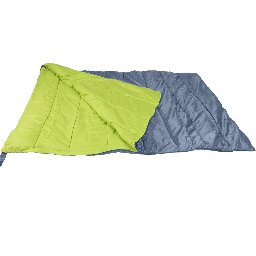 Mountview Double Sleeping Bag Bags Outdoor Grey-1831592807949799425