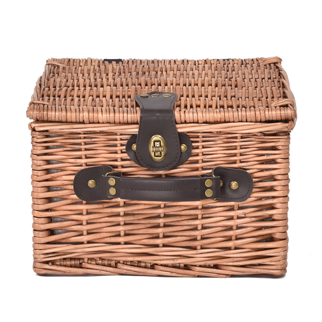 2 Person Picnic Basket Baskets Set Outdoor-1831592794922291201