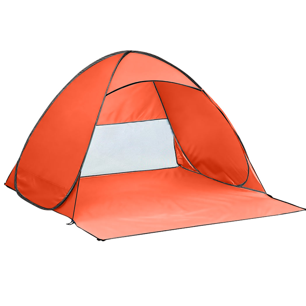 Mountview Pop Up Beach Tent Caming Portable Orange-1831593011792973825