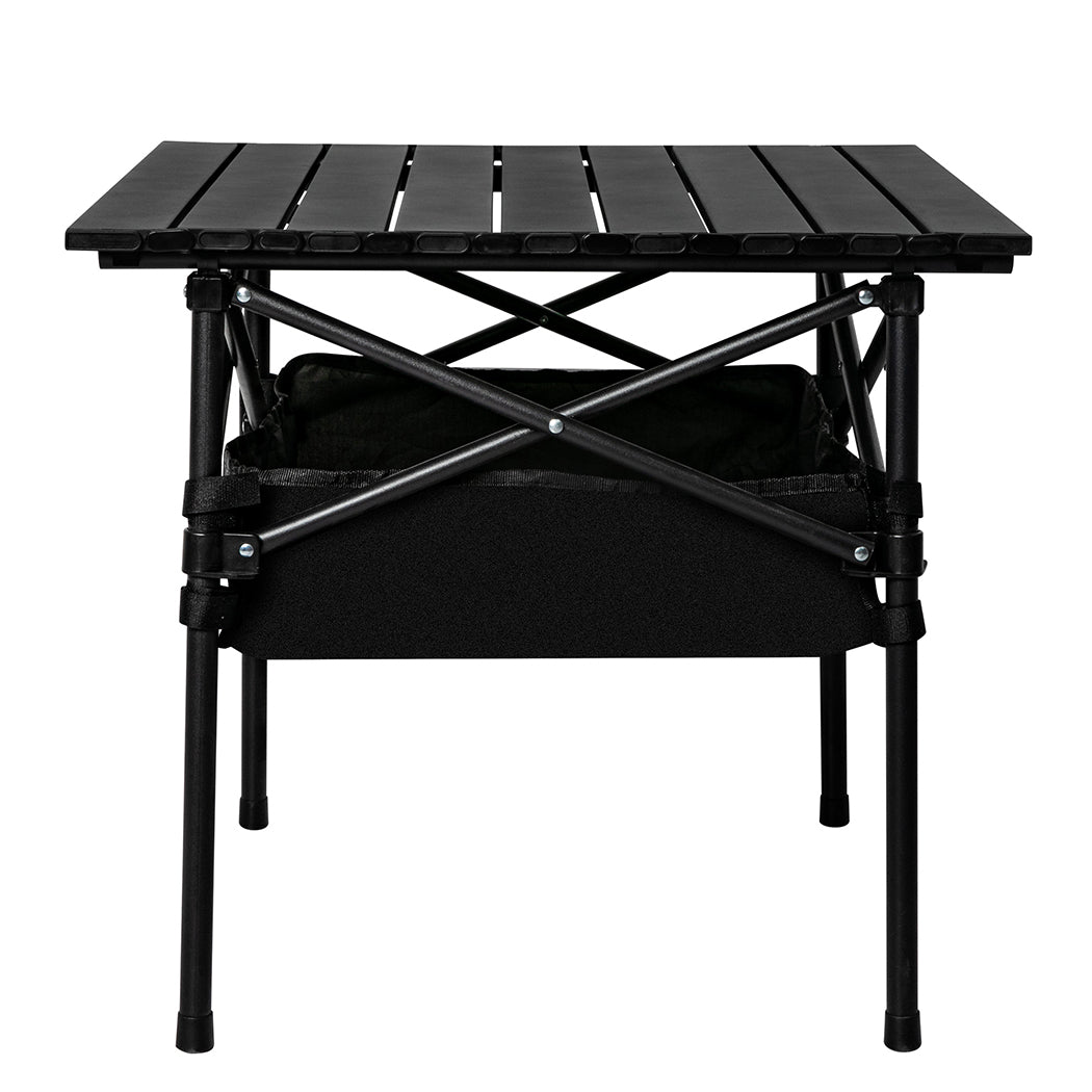 Levede Folding Camping Table Portable Black-1831592856800858113