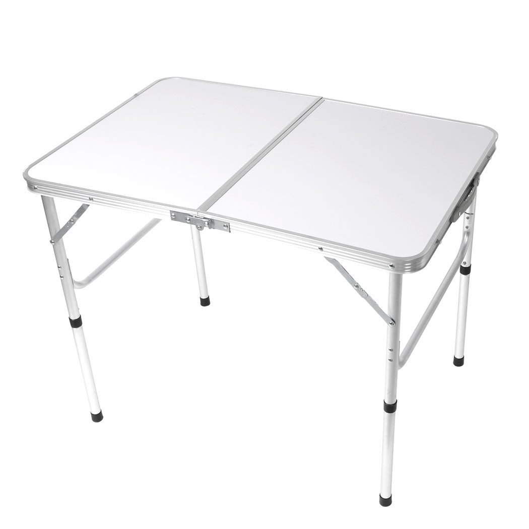 Levede Folding Camping Table Aluminium Silver-1831592864241553409