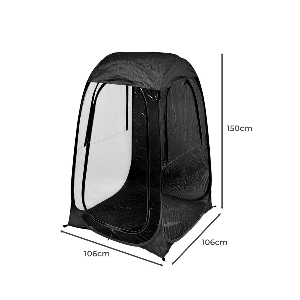 Mountview Pop Up Camping Beach Portable Black-1831592922752094210