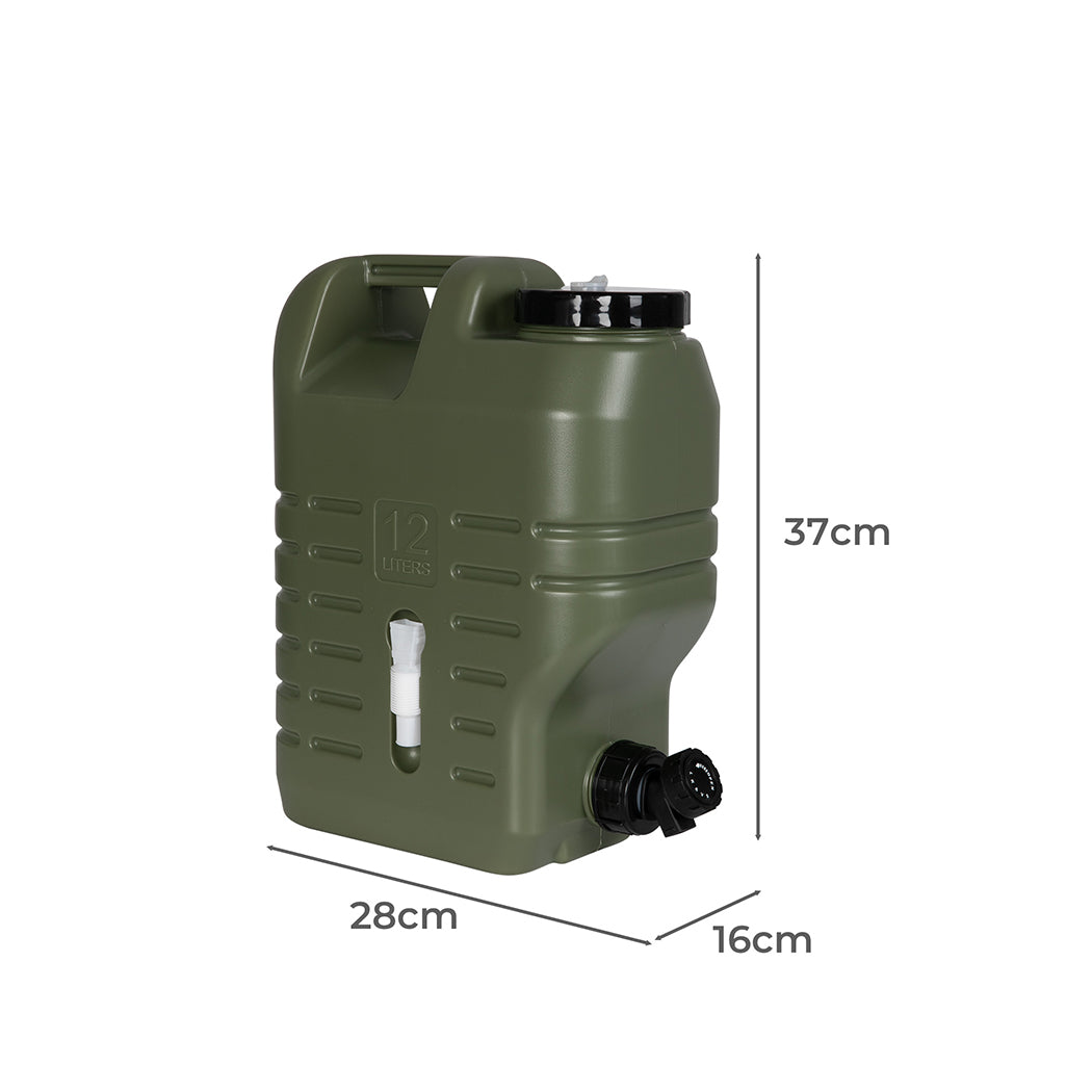 Mountview Water Container Jerry Can 12 Ltr-1831592896416059394