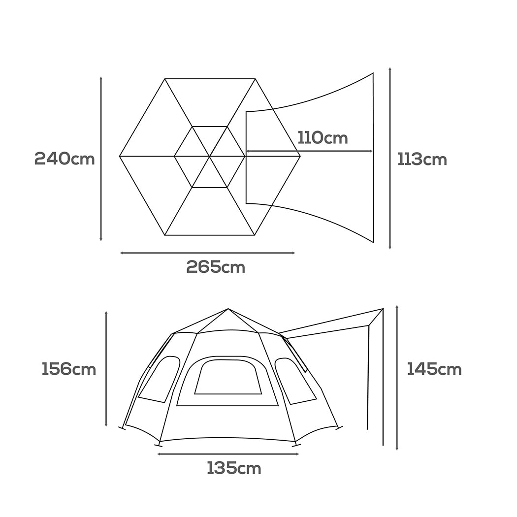 Instant Pop up Tent Auto Family Camping-1831592577242107906