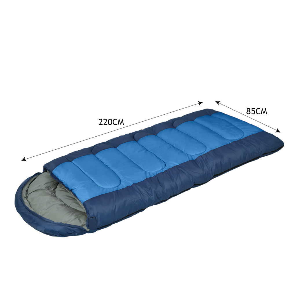 Mountview Sleeping Bag Outdoor Camping Blue-1831592873531936770