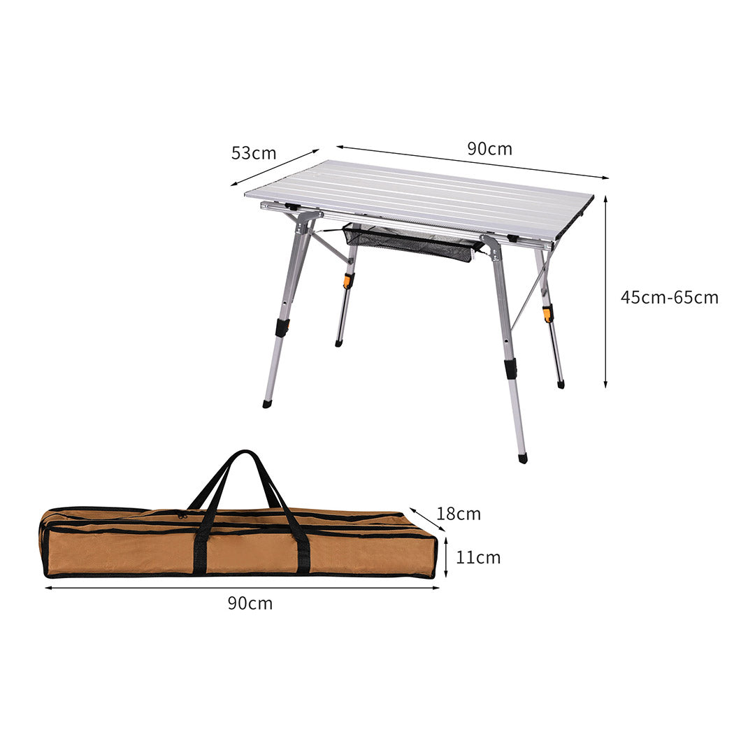 Levede Camping Table Roll Up Folding-1831592687669743618