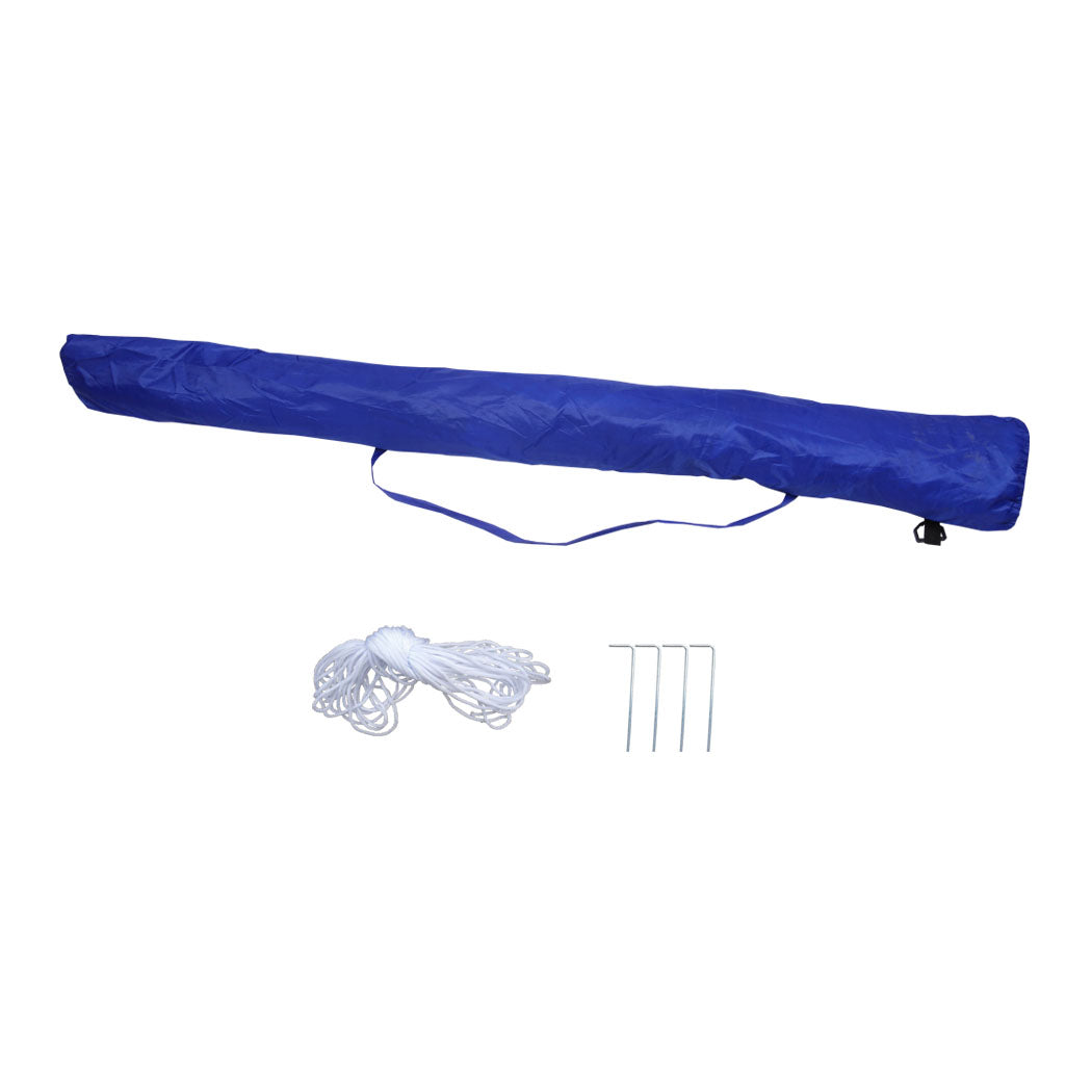 Mountview Beach Umbrella Outdoor Umbrellas Blue 2.33M-1831592807350013955