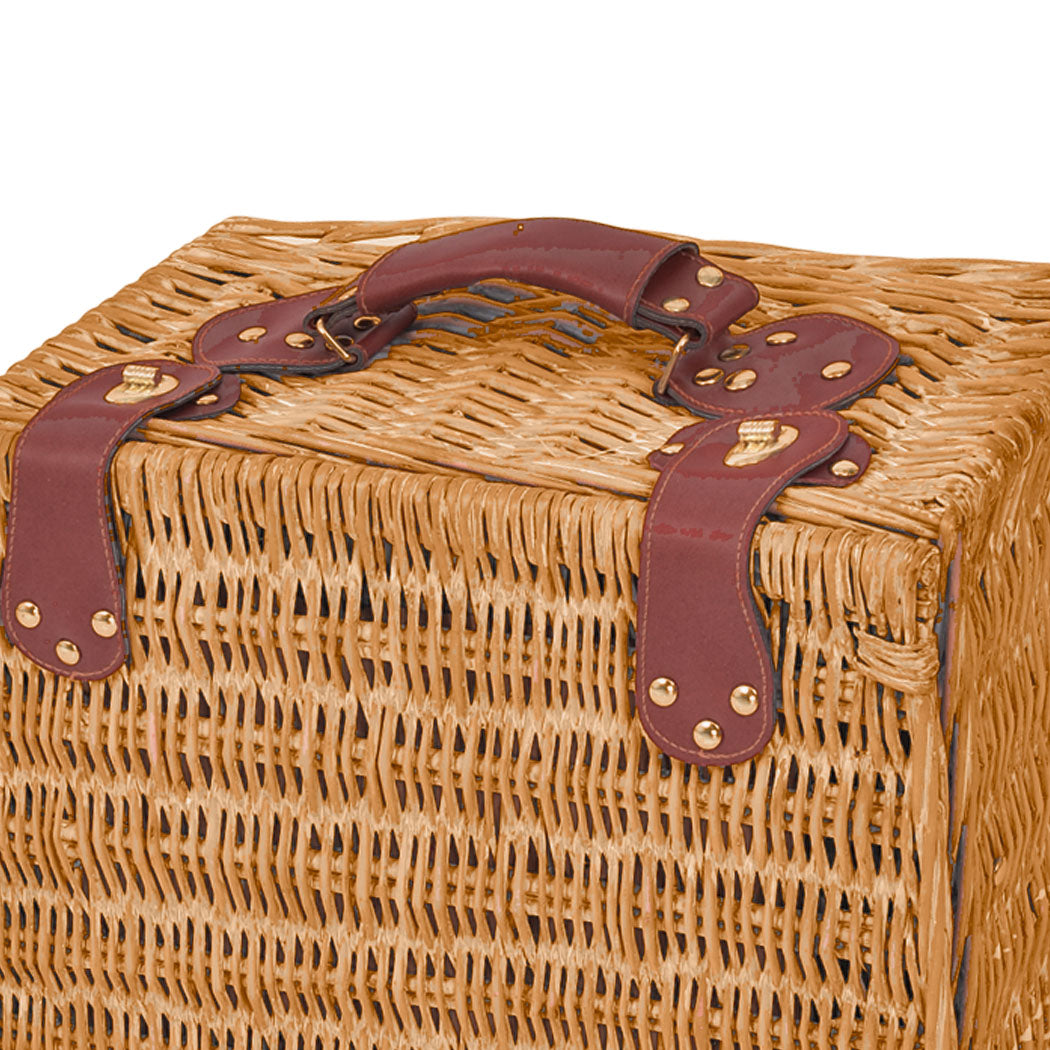 4 Person Picnic Basket Baskets Set Outdoor-1831592762982666243