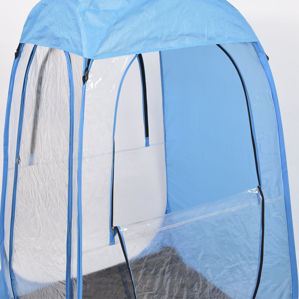 2x Mountview Pop Up Tent Camping Weather Blue-1831592735036018692