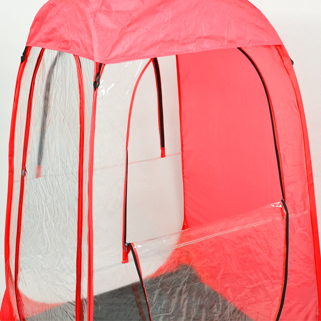 2x Mountview Pop Up Tent Camping Weather Red-1831592735170236420