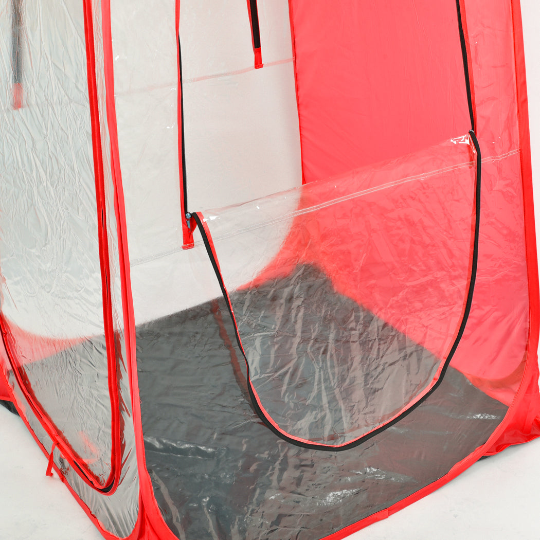 2x Mountview Pop Up Tent Camping Weather Red-1831592735170236421