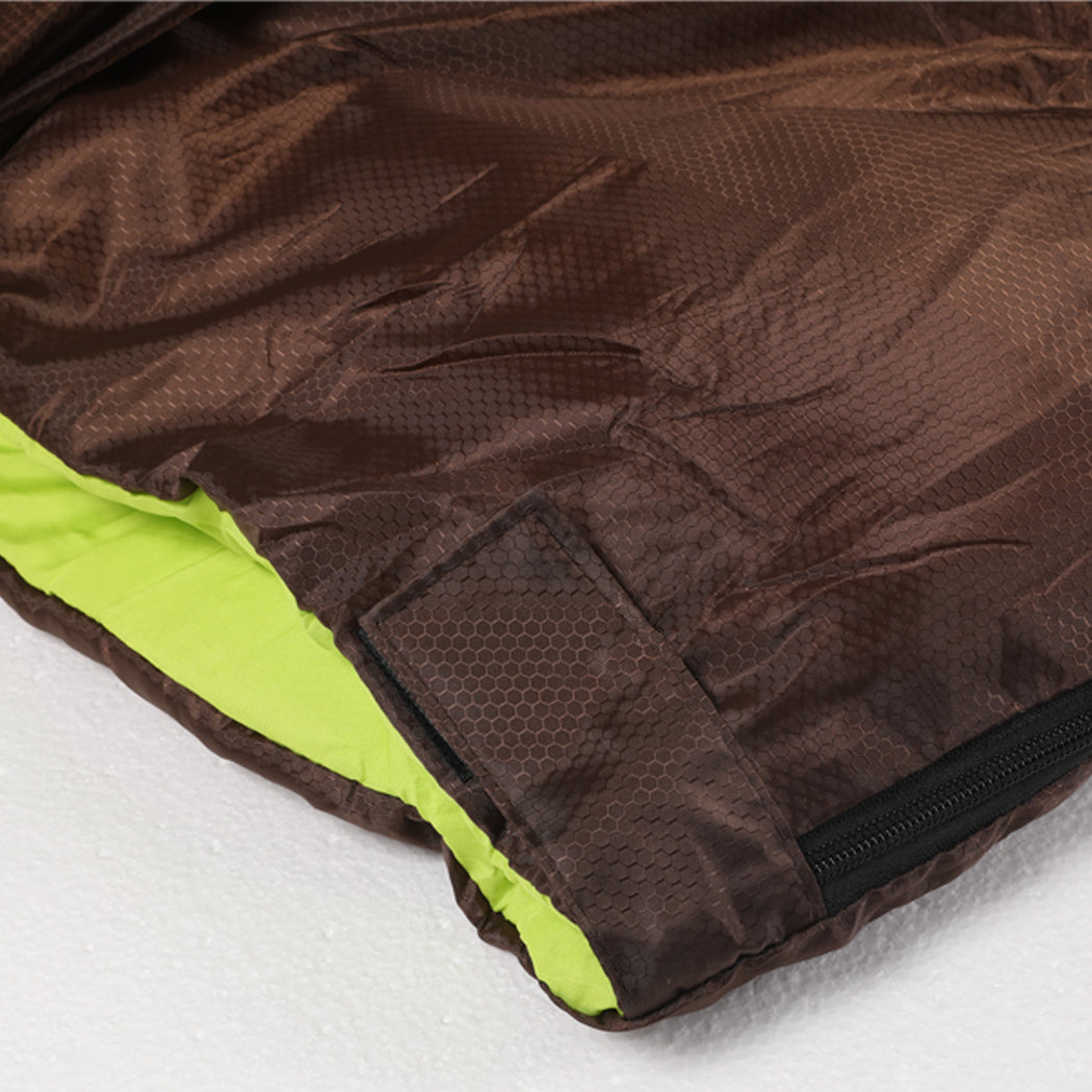 Mountview Double Sleeping Bag Bags Outdoor Brown-1831592807802998789