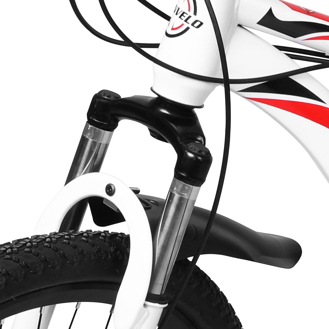 Monvelo 21 Speed 27.5'' Mountain Bicycle Black,Red,White-1831592499639095301