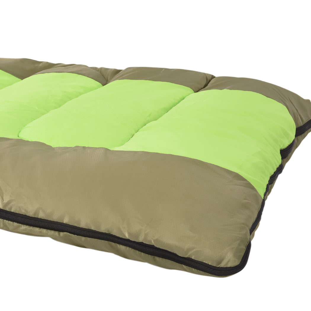 Mountview Sleeping Bag Outdoor Camping Green-1831592873674543109