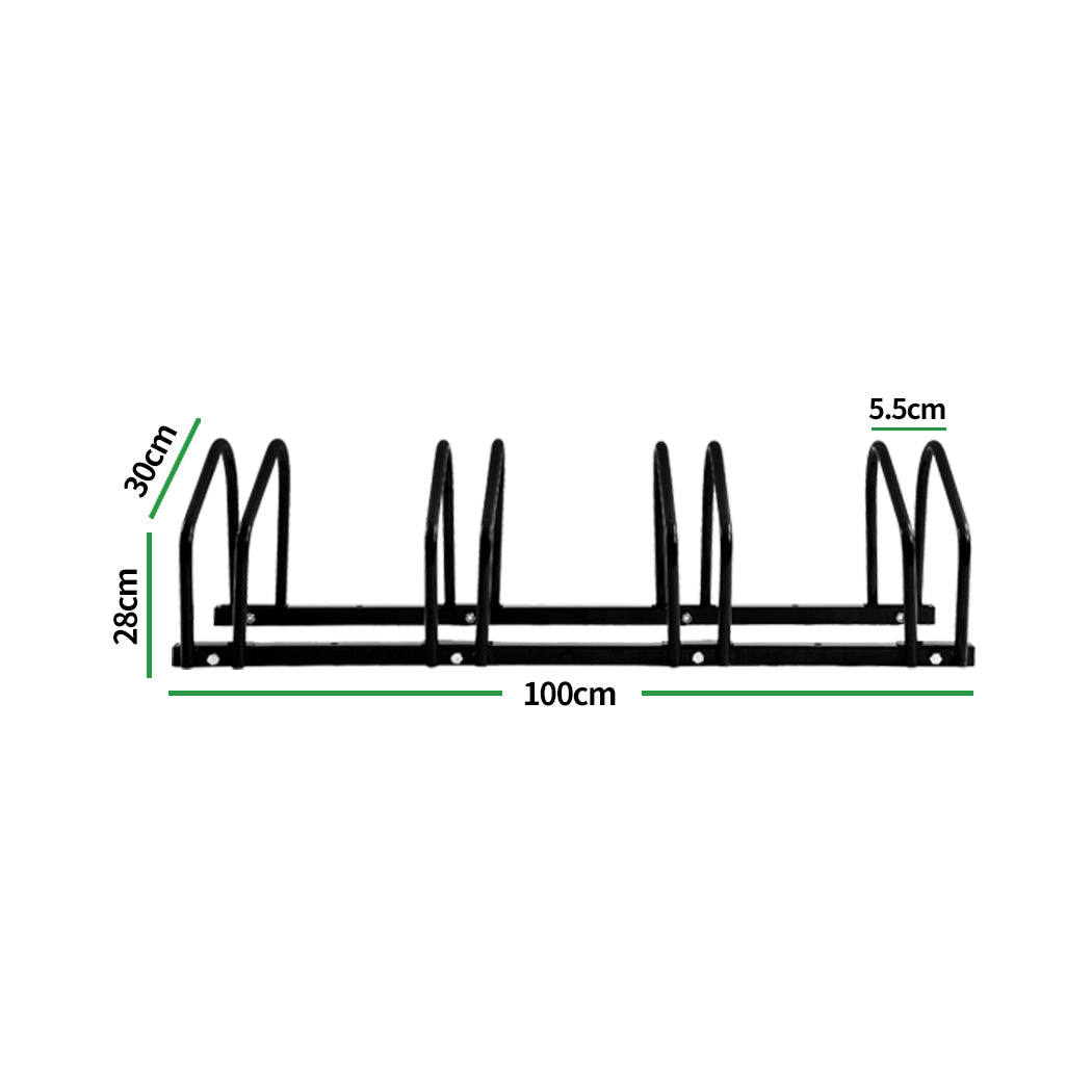 4 Bikes Stand Bicycle Bike Rack Floor-1831592828040515586